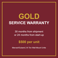 Gold Service Warranty — Wall Mount HVAC Units